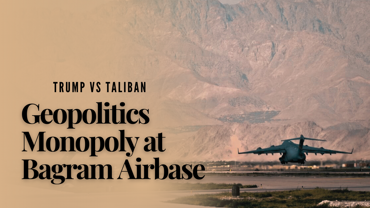 US military plane taking off from Bagram Airbase in Afghanistan after troop withdrawal