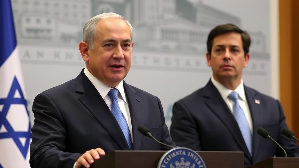 Benjamin Netanyahu with Marco Rubio during a joint press conference, emphasizing Israel’s counterterrorism stance: ‘No Safe Place for Terrorists.