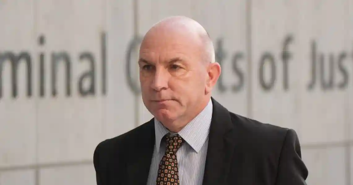 Former GAA star D.J. Carey leaving court after being sentenced for fraud