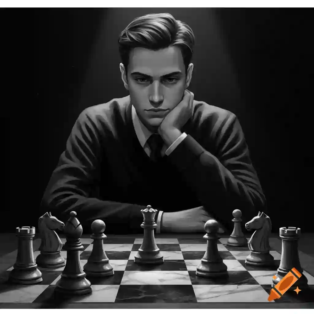 Illustration depicting the FIDE vs Kramnik controversy with Vladimir Kramnik facing the FIDE logo on a symbolic chessboard background.