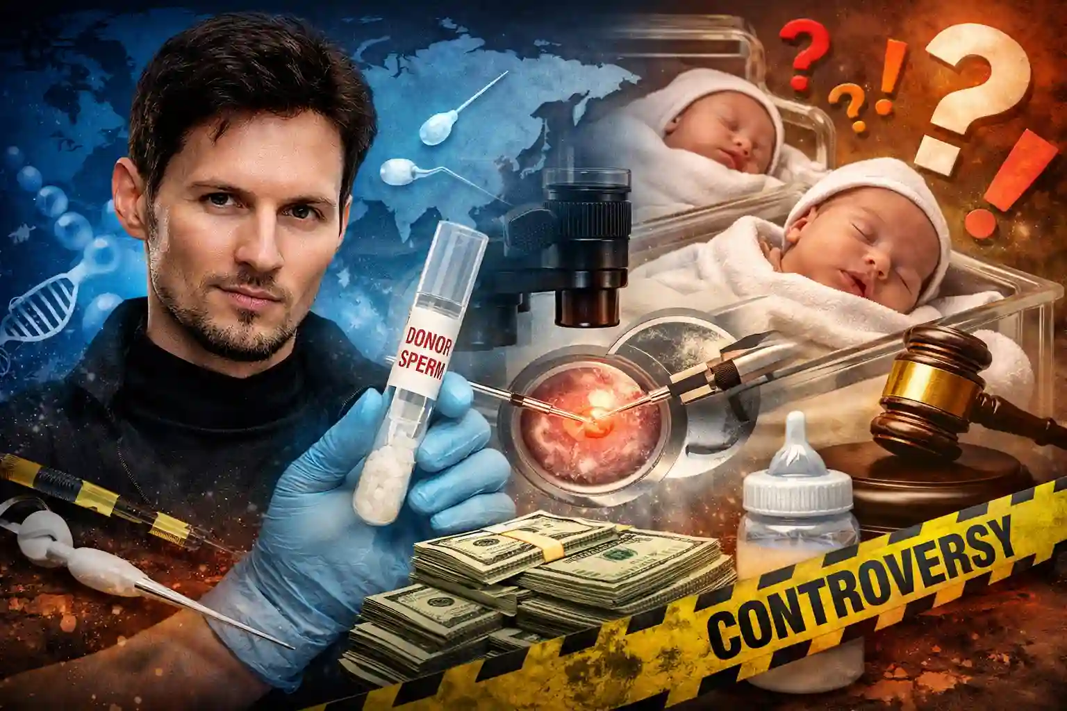 Pavel Durov IVF initiative sparks controversy as the Telegram founder funds free IVF using his sperm, raising ethical and legal concerns worldwide