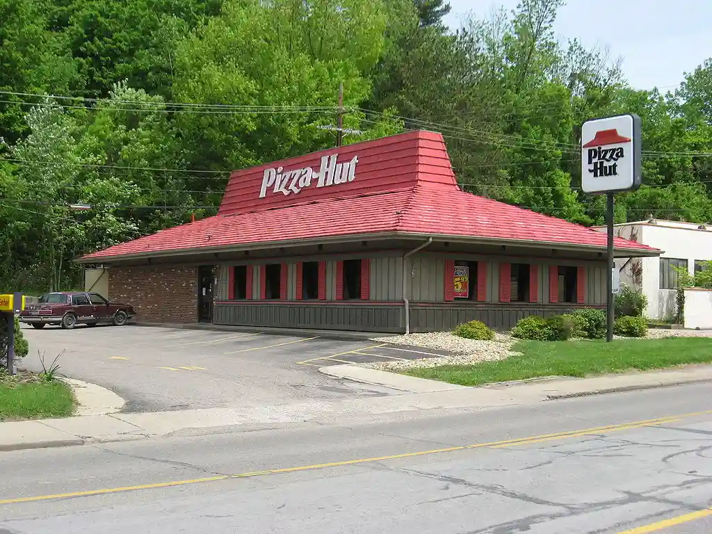 Pizza Hut restaurant in Athens, Ohio, as Pizza Hut closing locations continues across the U.S.