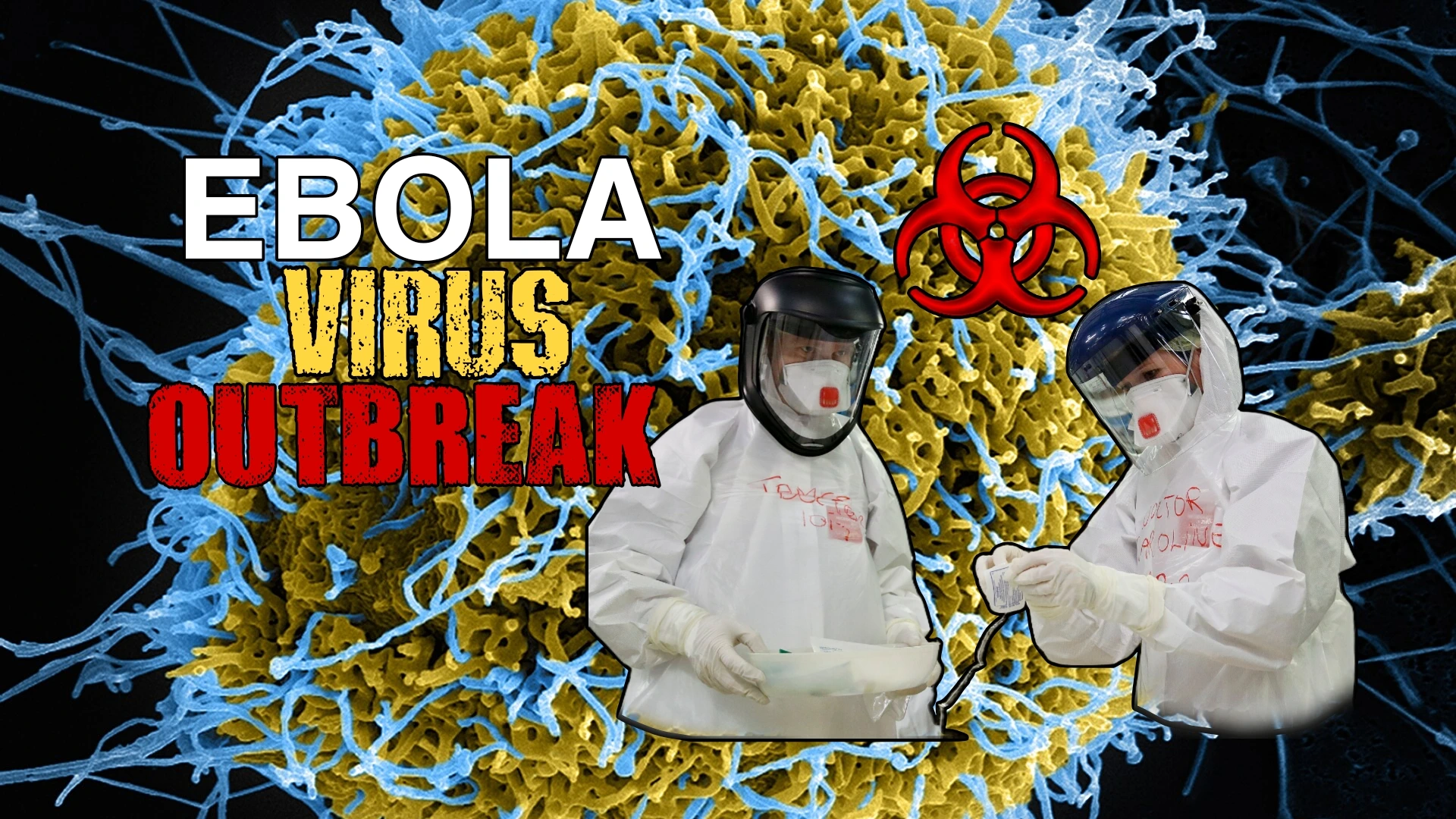 Healthcare workers in protective suits during the Congo Ebola Outbreak as officials respond to the deadly Ebola virus emergency in Central Africa.