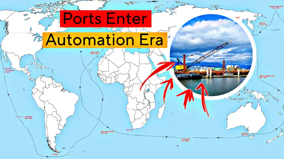 Smart port cranes transforming global ports through automation, faster cargo handling, and green maritime infrastructure