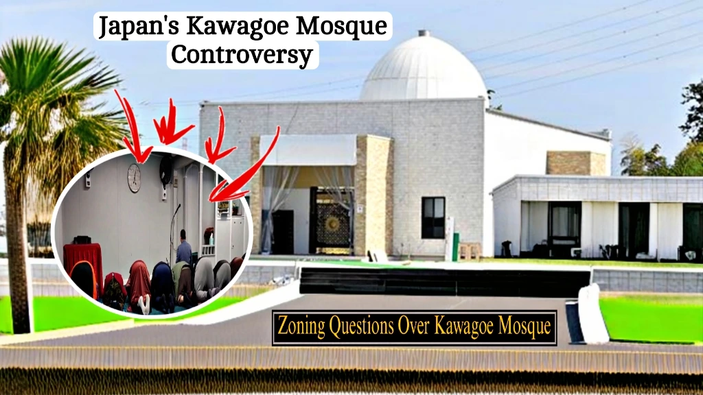 Japan Mosque Permit Controversy featuring the Kawagoe mosque in Saitama Prefecture and questions over zoning regulations and construction permits.